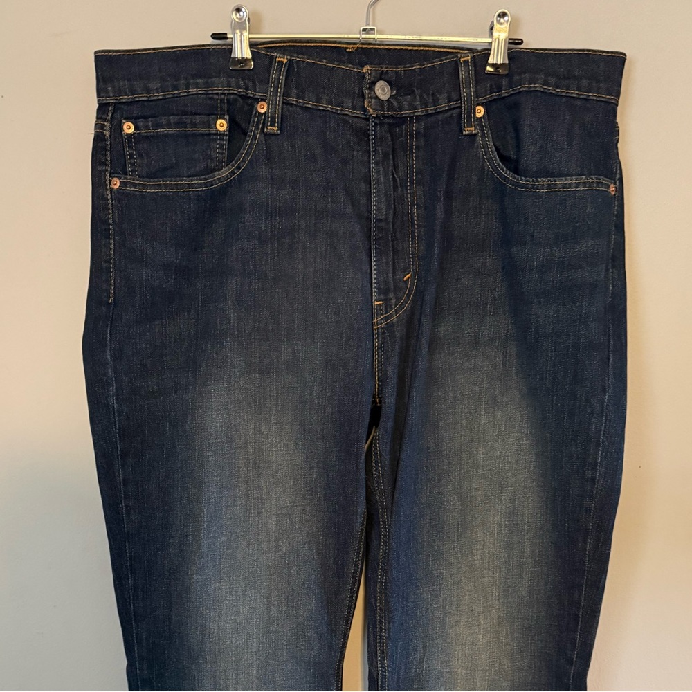Levi's Dark Indigo Straight Jeans